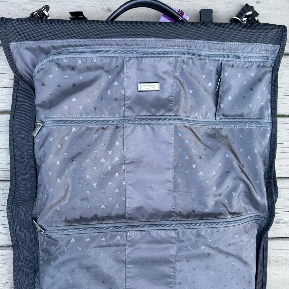 Tumi Tri-Fold Carry-On Garment Travel Bag in black